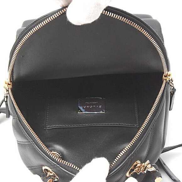 BVLGARI Black Leather Backpack - Picture 5 of 10